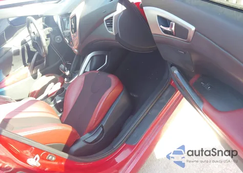 2012 Hyundai Veloster Base W/Red/Black from USA, damaged, VIN KMHTC6AD5CU023162